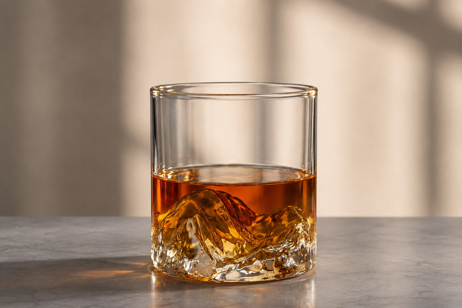 Mountain Relief Whiskey Glass
