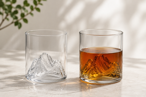 Mountain Relief Whiskey Glass