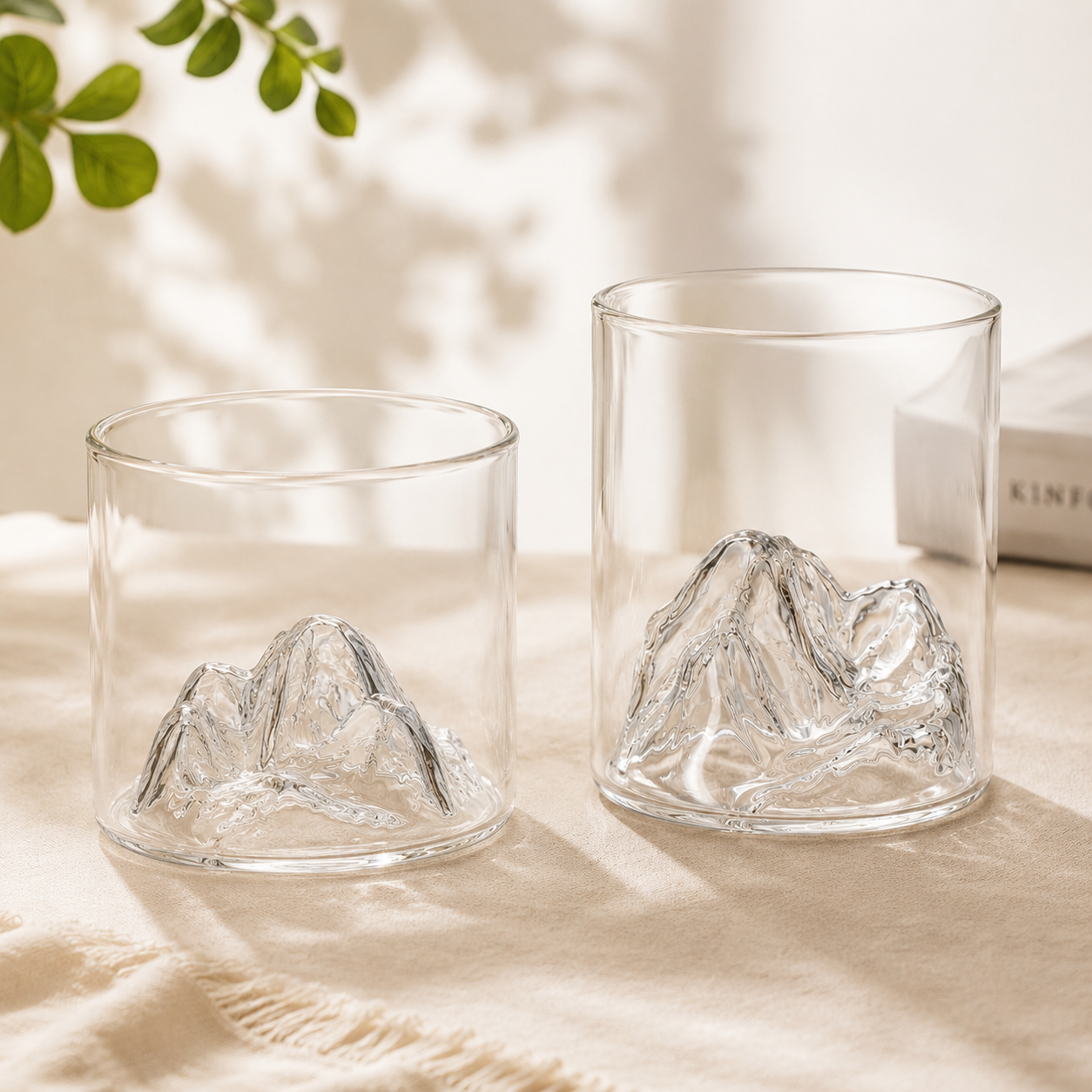 Mountain Relief Whiskey Glass